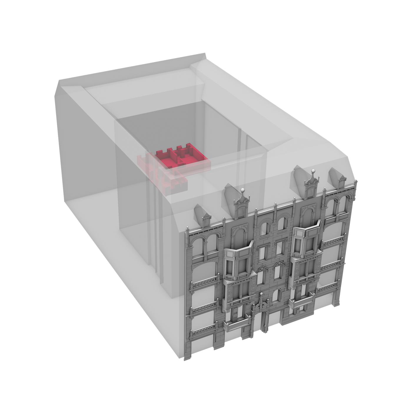 Image 10: Side building, raised 1st floor | 3 rooms  