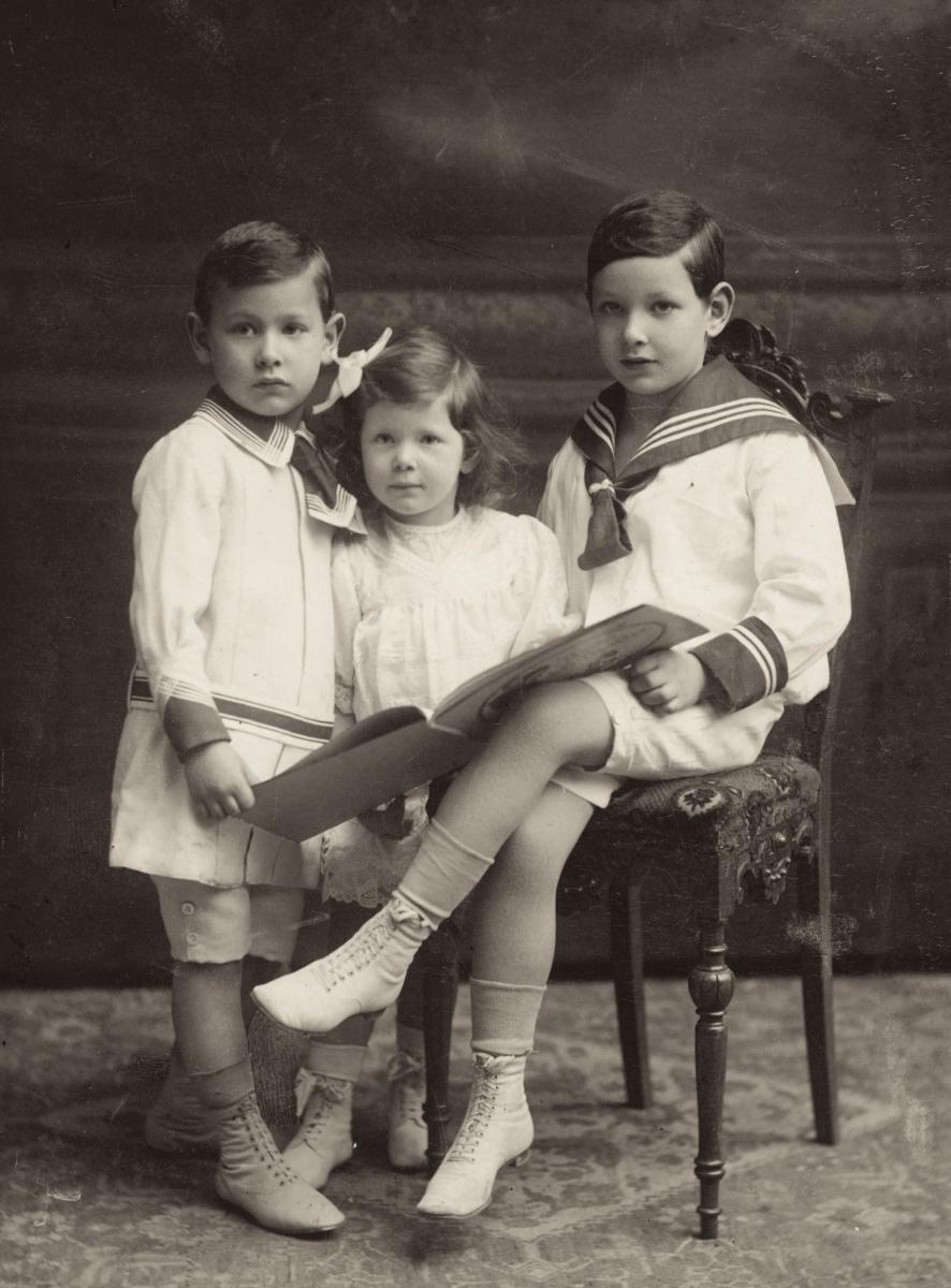 Die Geschwister Alfred, Rosy und Hans Graetz