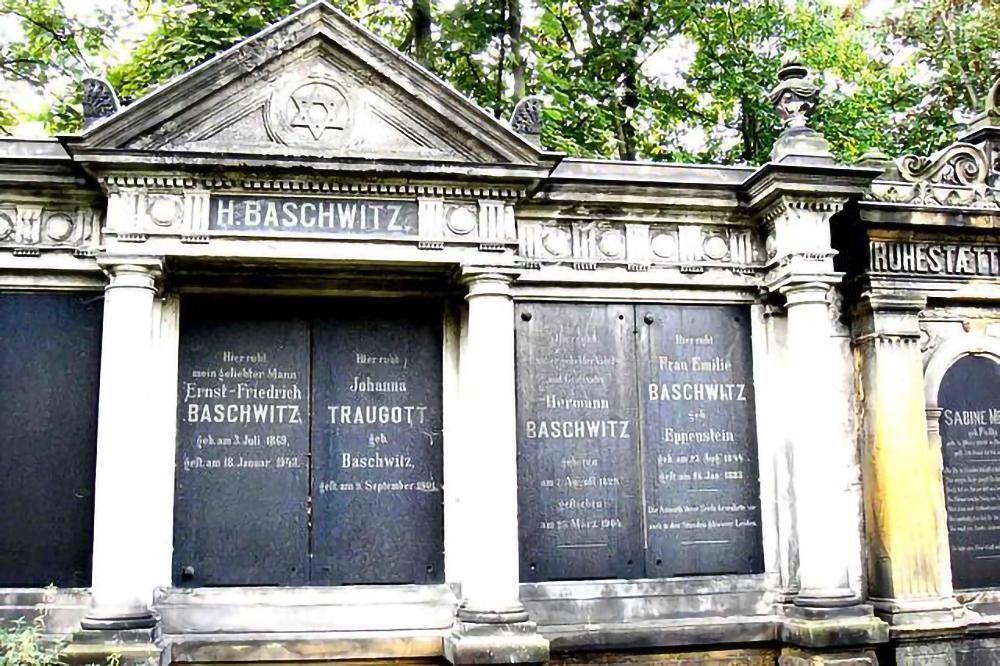 Das Grab von Ernst-Friedrich Baschwitz